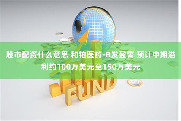 股市配资什么意思 和铂医药-B发盈警 预计中期溢利约100万美元至150万美元